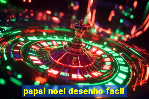 papai noel desenho facil